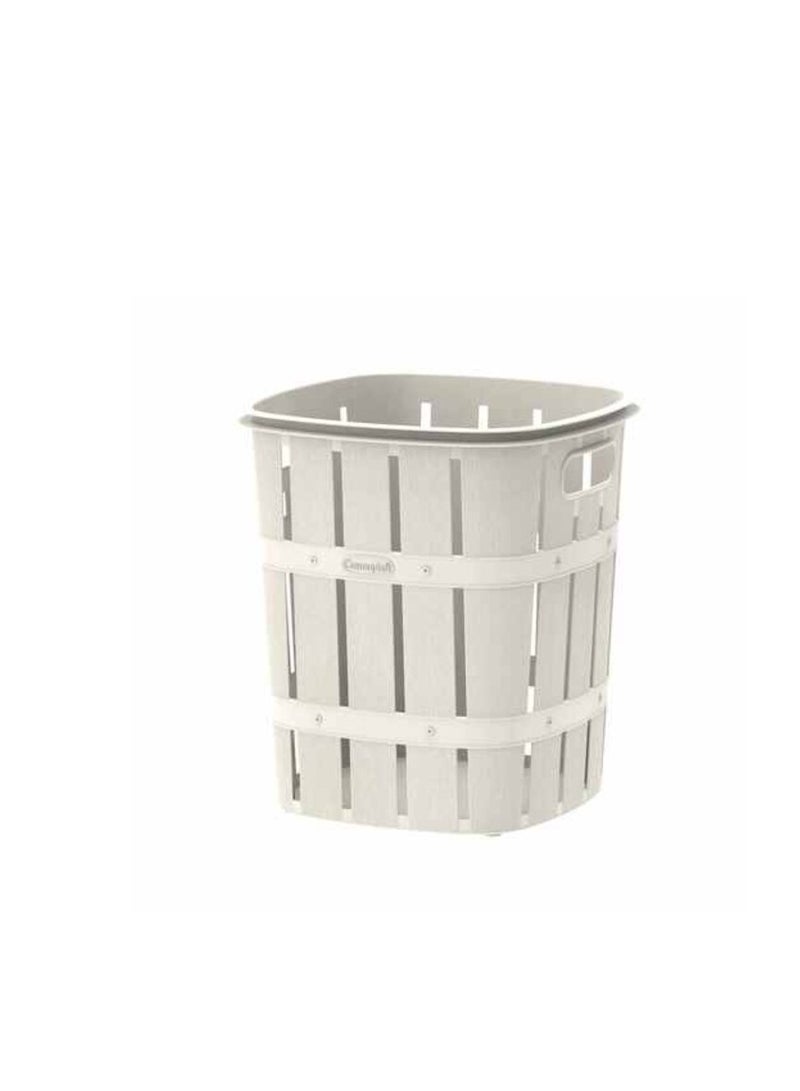 PROMASS Cosmoplast Cedargrain Laundry Bin Off White 33L  - Image 1
