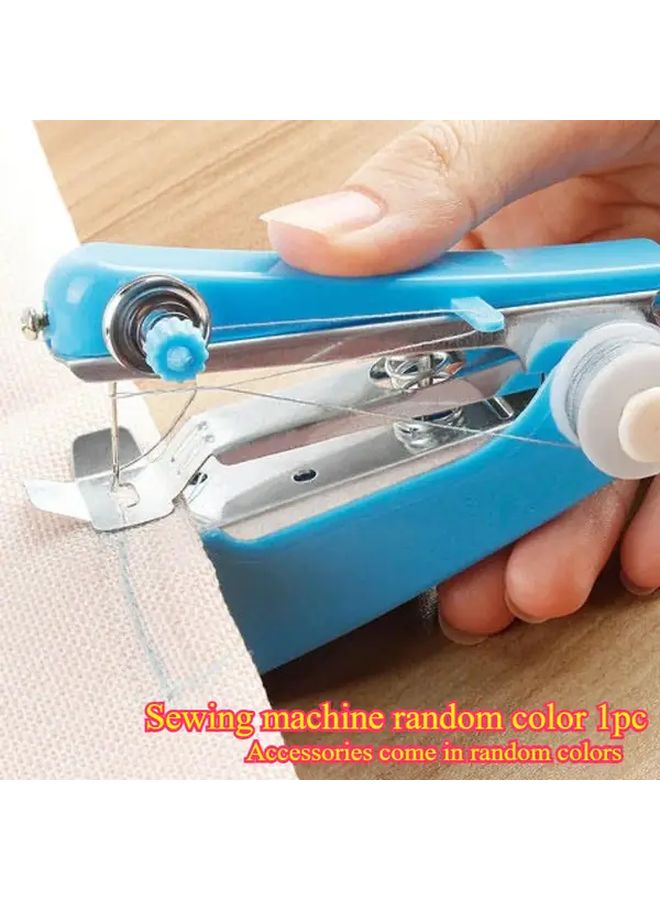 Random Color Portable Mini Manual Sewing Machine Handheld Travel Pocket Size For Home Outdoor Use - Image 1