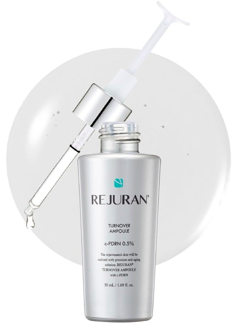 REJURAN® Turnover Ampoule c-PDRN® Salmon DNA Face Serum for Rejuvenation, Firming & Hydration, Korean Skincare, Larger Size - Image 1