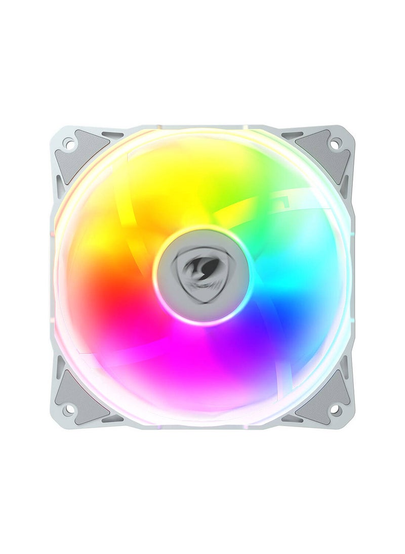Cougar Cougar Poseidon Elite aRGB AIO Liquid Cooler, 240mm Radiator Length, Copper Cold Plate, 2700 RPM Pump Speed, 120mm Fan, 2200 RPM Fan Speed, 62.53 CFM Airflow, White | 3MPSD240.0002  - Image 4