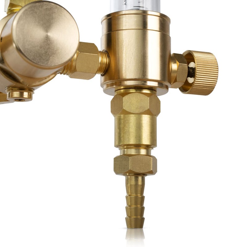 SPARC Premium Dual Argon Regulator for TIG/MIG Welding - Welding Gas Regulator & Flow Meter 0-60CFH CGA580 - LIFETIME USA Warranty - Image 4