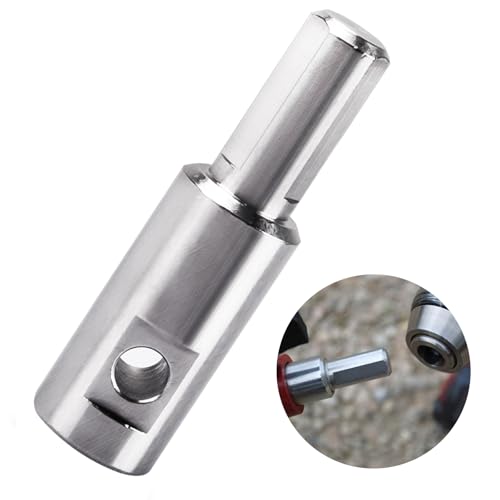 doufuhua Ice Auger Drill Adapter Fits 1/2" Plus Drill Chuck, Hand Ice Fishing Auger Drill Bit 1/4" Hole Fits for 1/4"-20 Wing Bolts & Locking Screws Connect with Cordless Electric Power Drill, 1 PCS. - Image 1