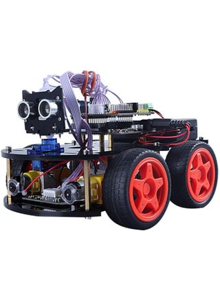 DIY STEM Smart Robot Car Kit Auto Tracking Ultrasonic Obstacle Avoidance Car 4 Wheel Robot Car - Beginner Level Programming Helps Improve Logical Thinking and Creativity Skills - pzsku/ZBAD6600F6F468BF51765Z/45/_/1737288976/8b2722e0-7a99-4d0c-9e51-2066466d5cd5