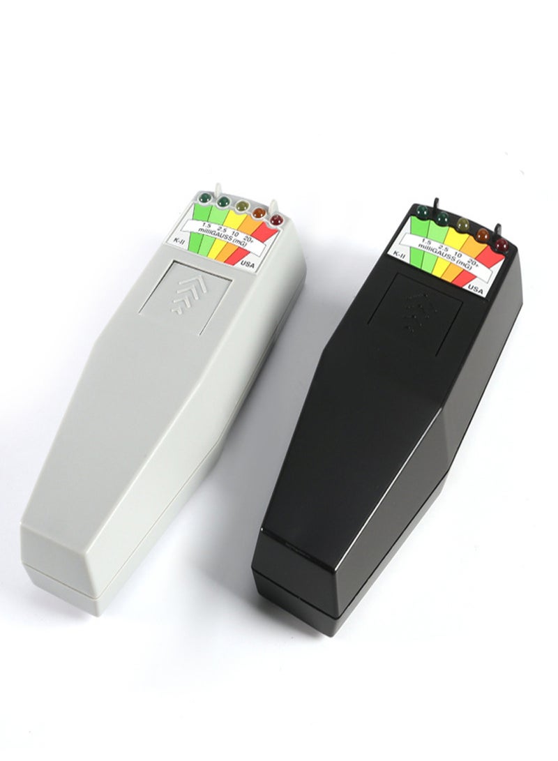 K2 Electromagnetic Field EMF Gauss Meter Radiation Detector Portable EMF Magnetic-Field Monitor 5 LED Gauss Meter - Image 3