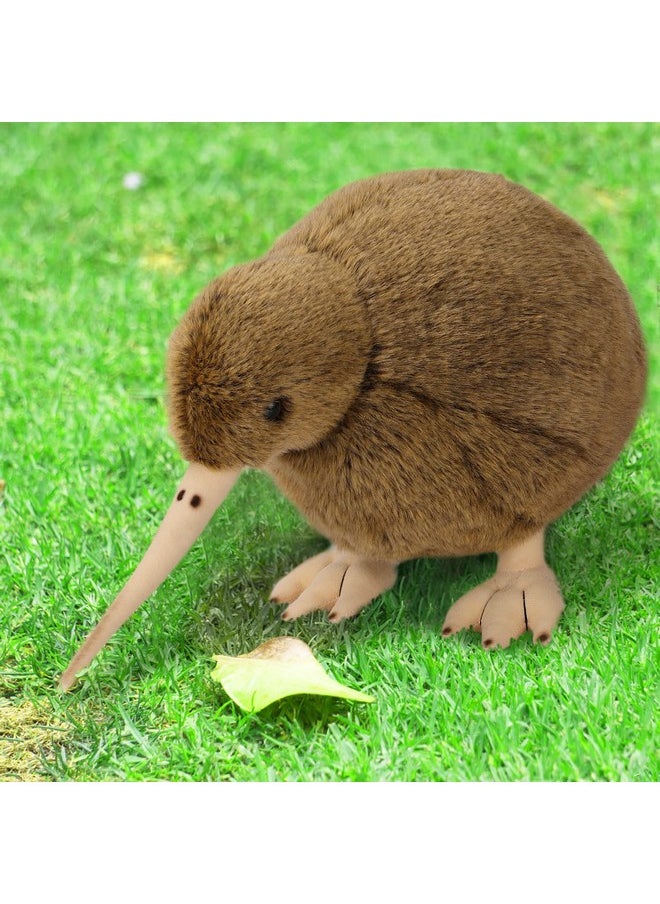 AULUDA - Kiwi Bird Plush Toy, Stuffed Animal Furry Kiwi Plushie Doll, Soft Fluffy Like Real Bird Hugging Toy - Present For Every Age & Occasion - Image 1