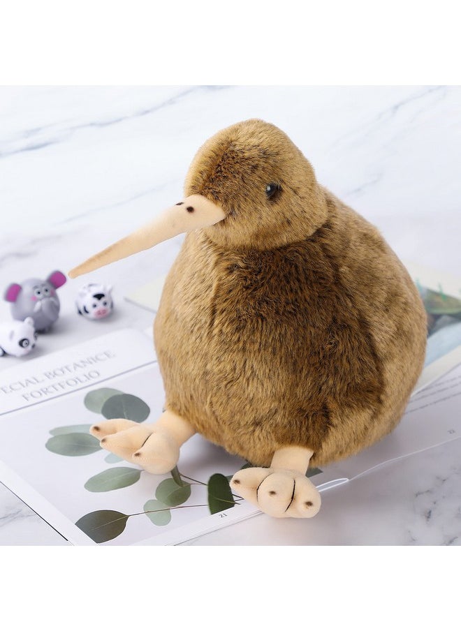 AULUDA - Kiwi Bird Plush Toy, Stuffed Animal Furry Kiwi Plushie Doll, Soft Fluffy Like Real Bird Hugging Toy - Present For Every Age & Occasion - Image 1