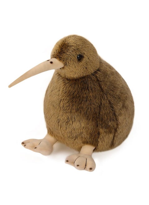 Kiwi Bird Plush Toy, Stuffed Animal Furry Kiwi Plushie Doll, Soft Fluffy Like Real Bird Hugging Toy - Present For Every Age & Occasion