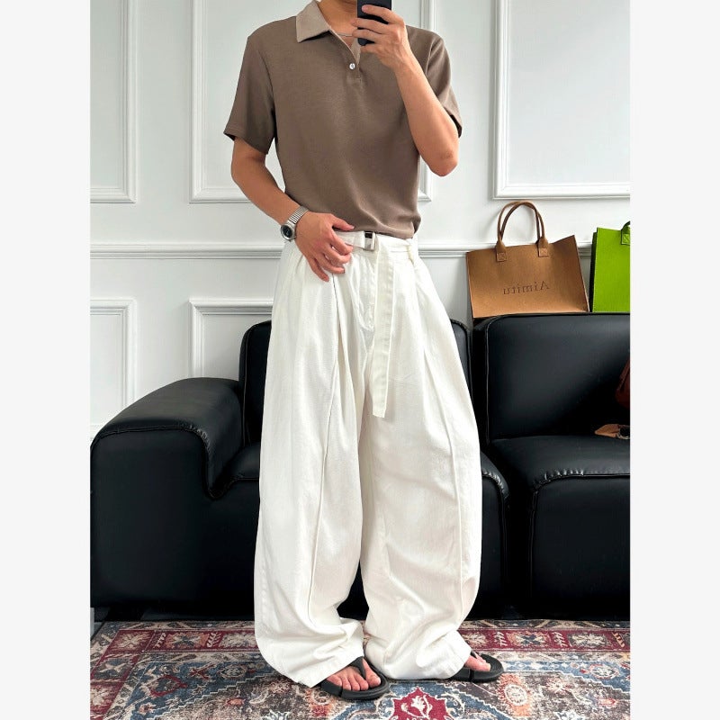 Unisex Classic Denim Jeans Loose Fit Daily Outdoor Wear - Image 3