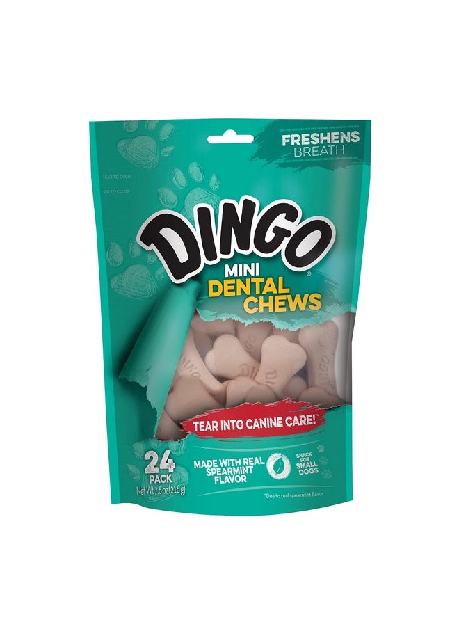 دينغو - مضغات صغيرة لتبييض الأسنان من Denta Treats، عبوة من 24 قطعة، بدون نكهة، 7.6 أونصة - Image 1