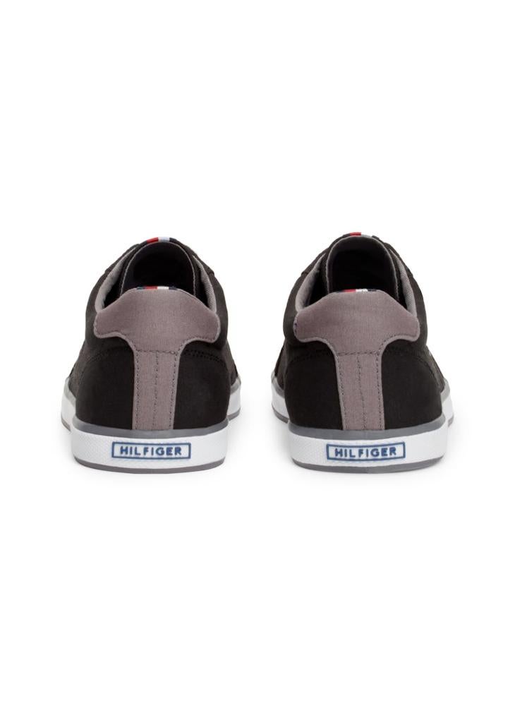 TOMMY HILFIGER Canvas Lace Up Low Top Sneakers  - Image 3