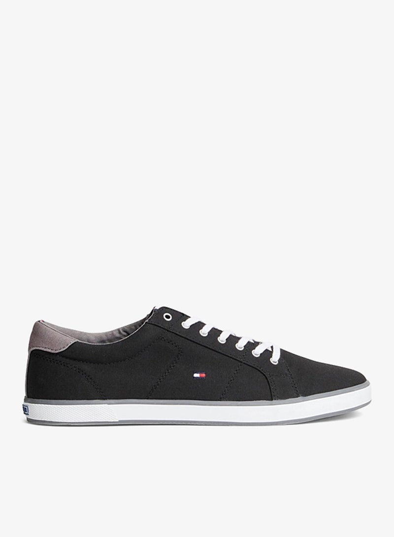 TOMMY HILFIGER Canvas Lace Up Low Top Sneakers - Image 3