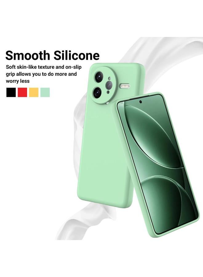 S-TOP Case For Redmi K80 Pro Solid Color Liquid Silicone Dropproof Full Coverage Phone Case - Image 3