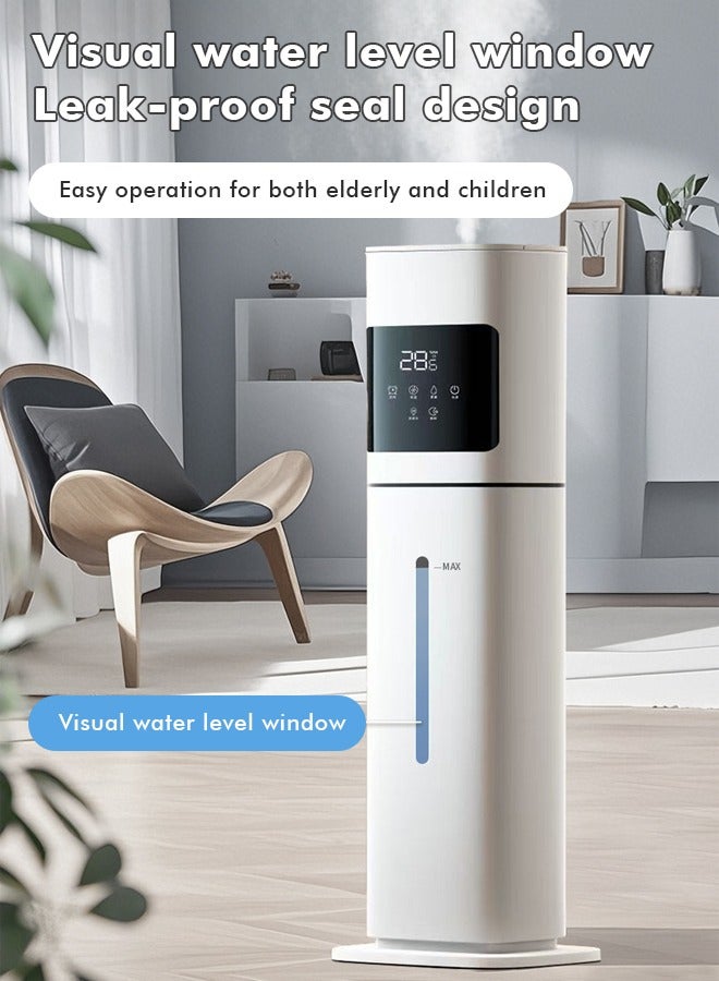 ET-LIFE Humidifier for Bedroom Large Room, 8L Ultrasonic Humidifier Warm and Cool Mist Top Fill Last Up to 30H Large Humidifier with Remote, for Baby, Home, Office and Plant - Image 2