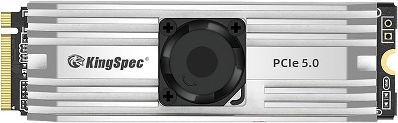 VP101 1TB PCIe 5.0 M.2 SSD - Up to 10000MB/s, M2 Gen 5 NVMe SSD with Heatsink and Fan, DirectStorage Enabled - Gaming, Photography, Video Editing, Design (1000GB) - Image 1