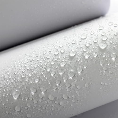LIVECOOL Contact Paper Self-Adhesive Waterproof and Oil-Proof Matte Peel and Stick for Countertop Furniture Kitchen (White Thick Matt, 1 Ft x 4 Ft) - Image 2