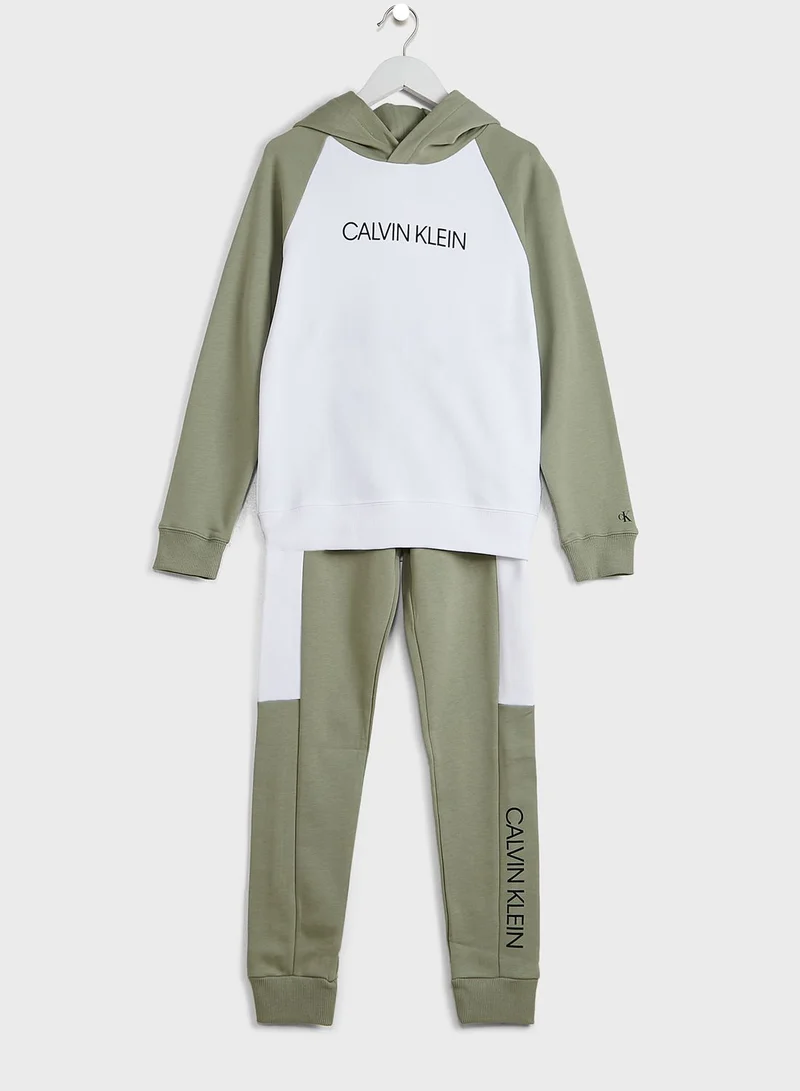 Calvin Klein Jeans Kids Hoodie And Jogger Set