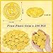 Fullive 200 PCS Gold Coins 14 in Plastic Coins 008 in Thick Fake Coins Pirate Coins Leprechaun Gold Coins Tokens Pirate Decorations Teacher Classroom Reward Adventure Theme Party Supplies - Image 4