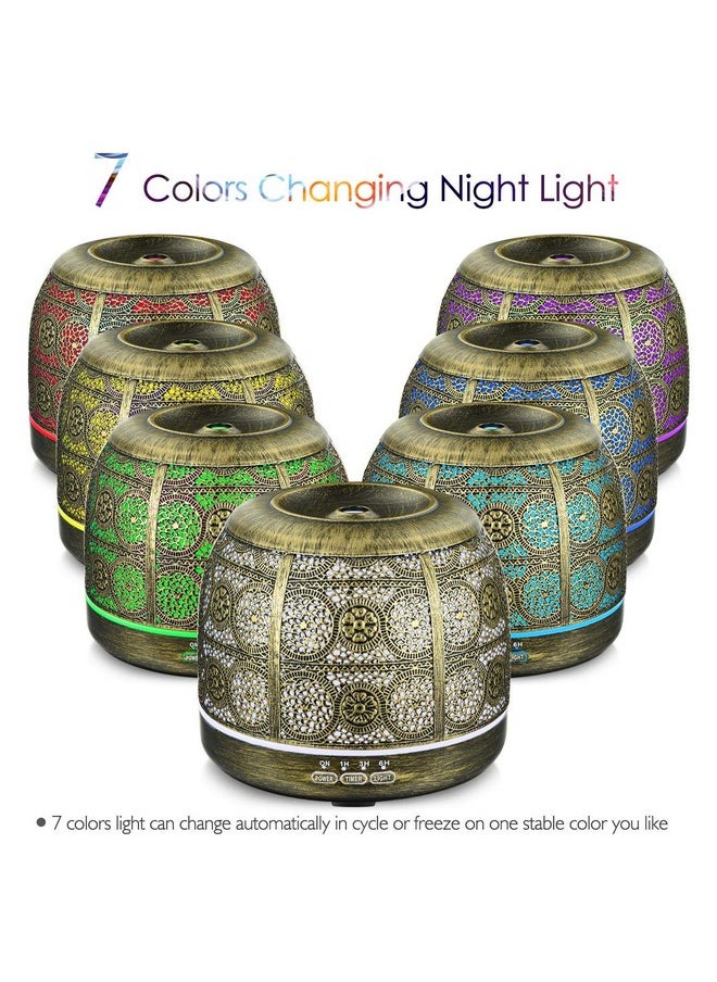 ARVIDSSON 500Ml Essential Oil Diffusers Metal Diffusers For Essential Oils Large Room Ultrasonic Aromatherapy Diffuser For Home  - Image 2