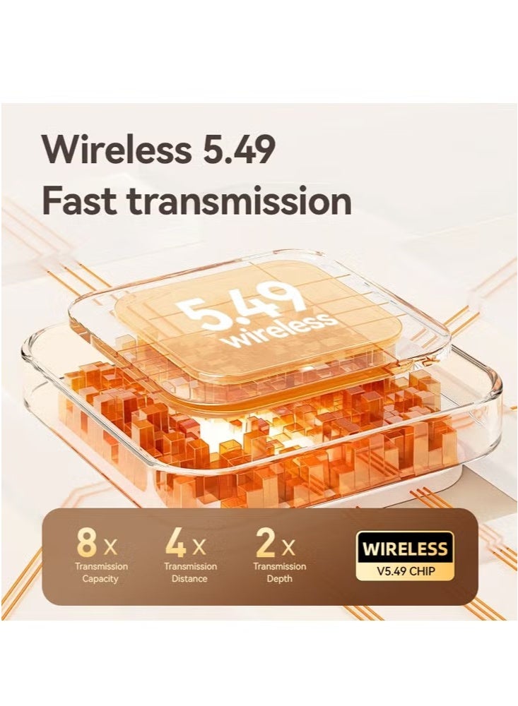 سماعة بلوتوث عظام للجري والرياضة مثبتة على الأذن لاسلكية Bluetooth 5.49 سماعة عظام مقاومة للعرق بطارية طويلة متوافقة مع Apple و Android - Image 5
