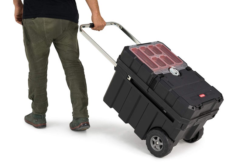 Keter Master Pro Masterloader 17191709 Tool Trolley Plastic Black/Red - Image 2