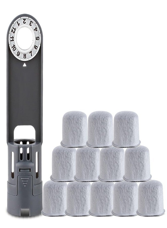 Anbige Replacement Parts Water Filter Holder with 12-pack Charcoal Water Filters,Compatible with Ninja coffee Makers(New) - Image 1