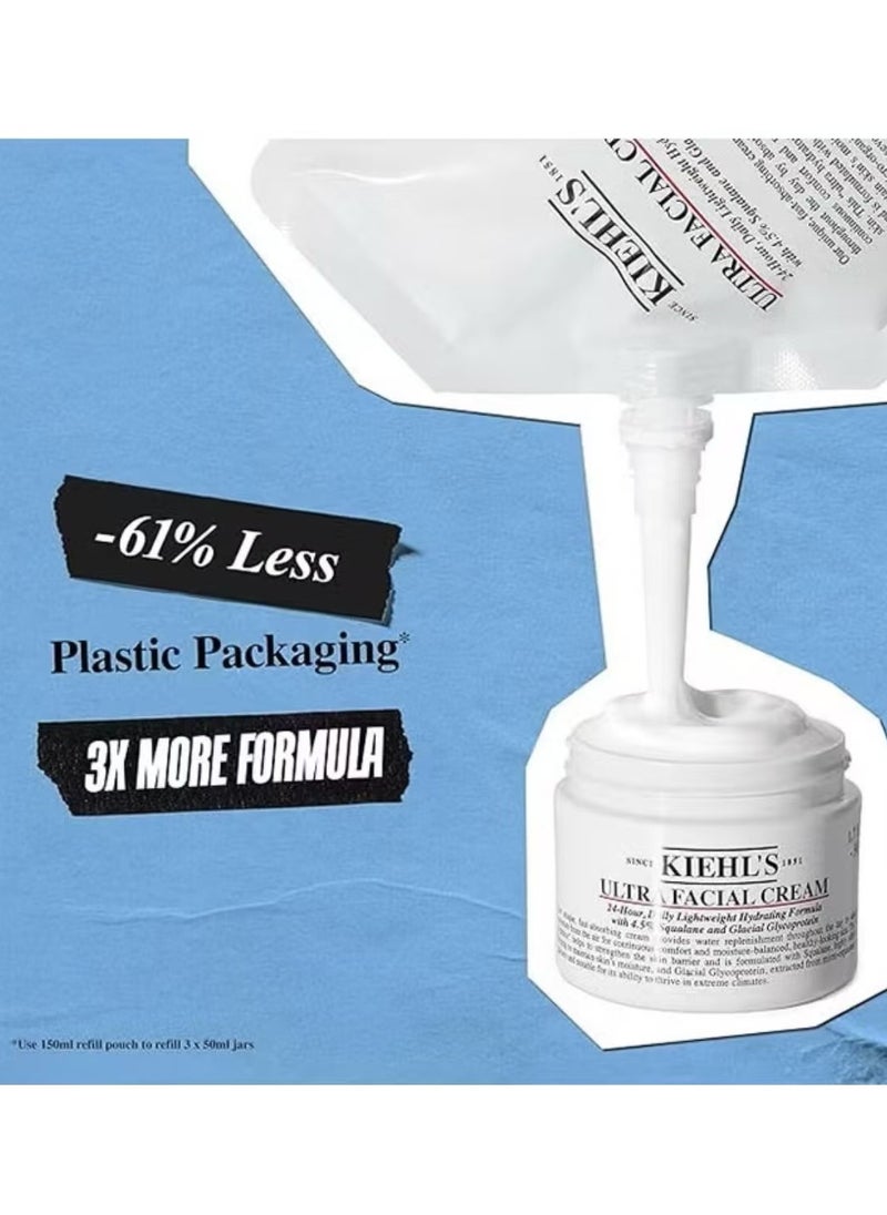 Kiehl's Kiehl's Ultra Facial Cream Clear 125ml | Oil-Free Hydrating Moisturizer for All Skin Types | Lightweight, Non-Greasy Formula with Squalane & Vitamin E  - Image 3