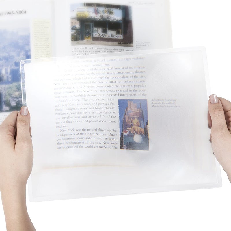 oddpod™ A4 Big Size Fresnel Lens & Flexible Plastic 3X Magnifying Sheet - Pack of 1 - Image 1