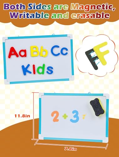 Learn2M Pretend Play Teacher Sets for Kids Role Pretend Play Kids School Toys with Whiteboard Teacher Bag Magnetic Puzzles Clock Posters and Teacher Supplies Classroom Learning Set - Image 5