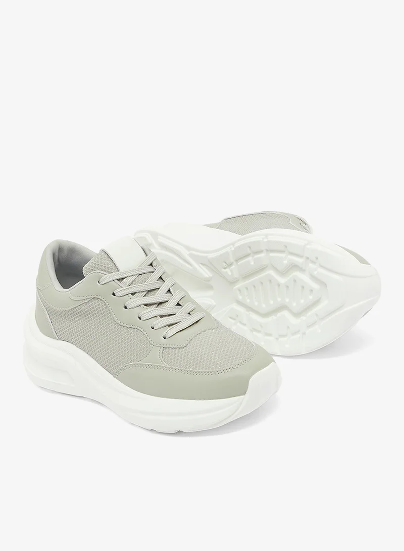 Ginger Grey Cushioned Sneakers for Women | Best Price UAE