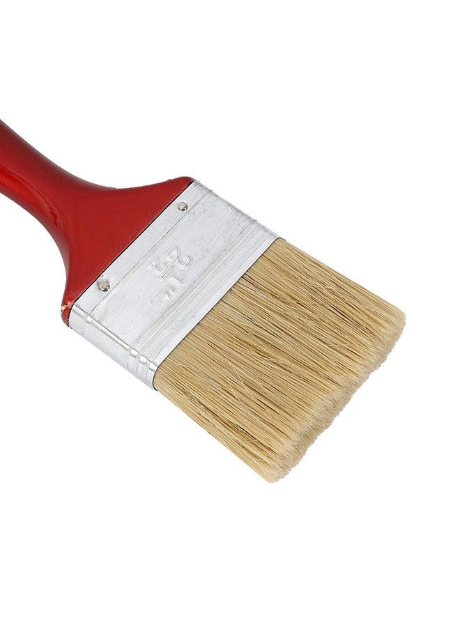 LAWAZIM Paint Brush-2.5inch- No Streaks Flat Trim Brush with Ergonomic Handle for High Precision Control -for DIY Professional Interior Exterior Home Improvement for Latex and Oil Paints & Wood Stains - Image 4