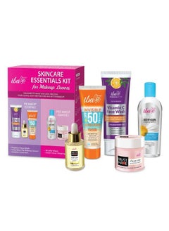 Skincare Essentials Kit For Makeup Lovers L Pre Makeup & Post Makeup Essentials L Vitamin C Face Wash ; Pre Makeup Serum Primer ; Sunscreen L Makeup Remover ; Overnight Sleeping Mask - pzsku/ZBAD75B4EF0BA8E5C15ACZ/45/_/1682324565/a9078b0a-0df3-456b-b4fb-b2b104056dd0