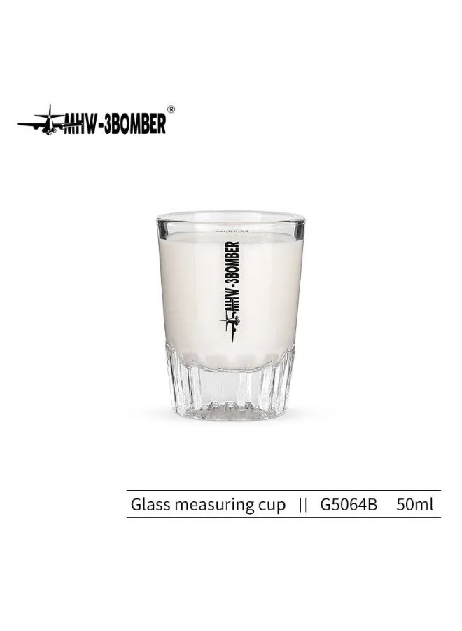 MHW-3BOMBER Espresso Glass Measuring Cup – Heat Resistant Borosilicate Espresso Shot Cup with Precise Scale for Coffee Brewing - Image 4