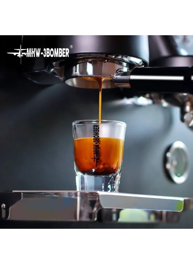 MHW-3BOMBER Espresso Glass Measuring Cup – Heat Resistant Borosilicate Espresso Shot Cup with Precise Scale for Coffee Brewing - Image 3