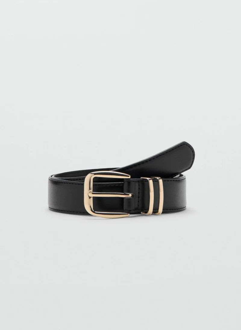 مانجو Square buckle belt