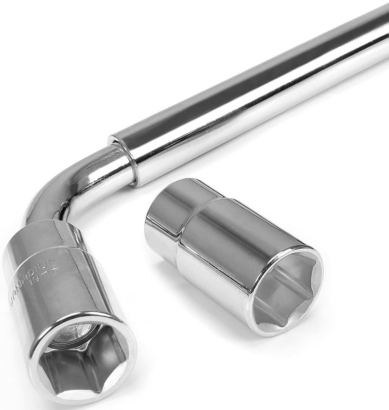 BIG RED Telescoping Wheel Lug Nut Wrench 11/16", 3/4", 13/16", 7/8" with Double-Sided Lug Nut Sockets, T39234 - Image 5