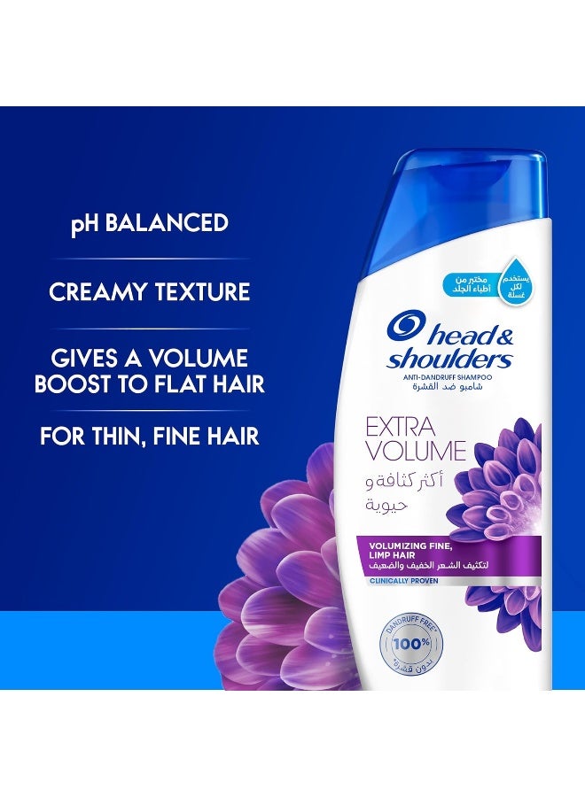 Head & Shoulders Extra Volume Anti-Dandruff Shampoo for Fine and Limp Hair, 400 ml - Image 5