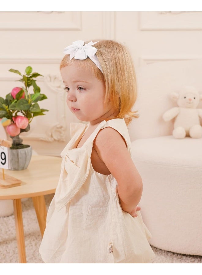 jollybows Jollybows 40pcs Baby Girls Grosgrain Ribbon Hair Bows Headbands 3" Hair Band Hair Accessories for Infants Newborn Toddler  - Image 4