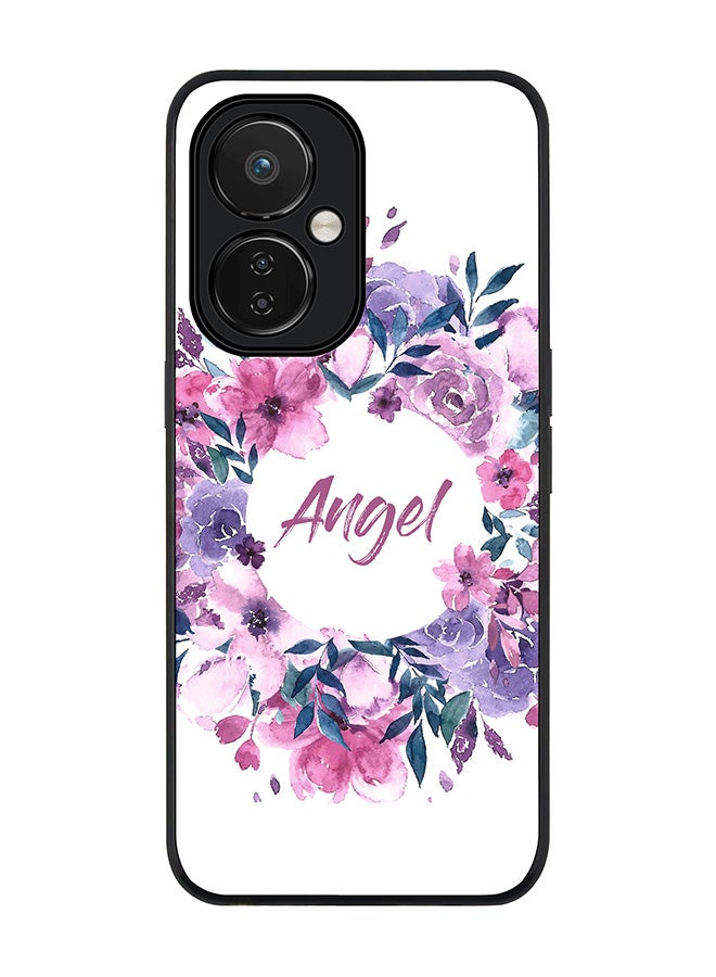 Stylizedd Rugged Black edge case for Nord CE 3 Lite Slim fit Soft Case Flexible Rubber Edges Anti Drop TPU Gel Thin Cover - Angel - Image 1