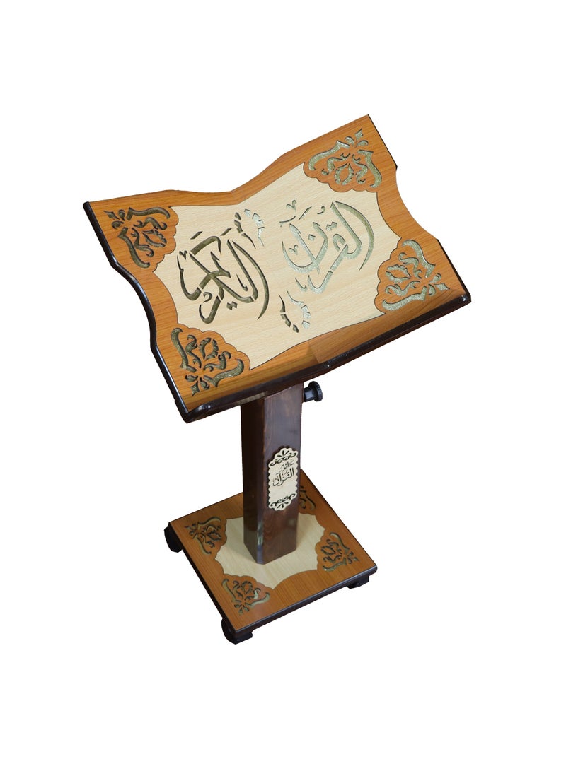 تايبا حامل مصحف تركي خشبي محفور بالليزر عالي الجودة حجم كبير 013 - Image 4
