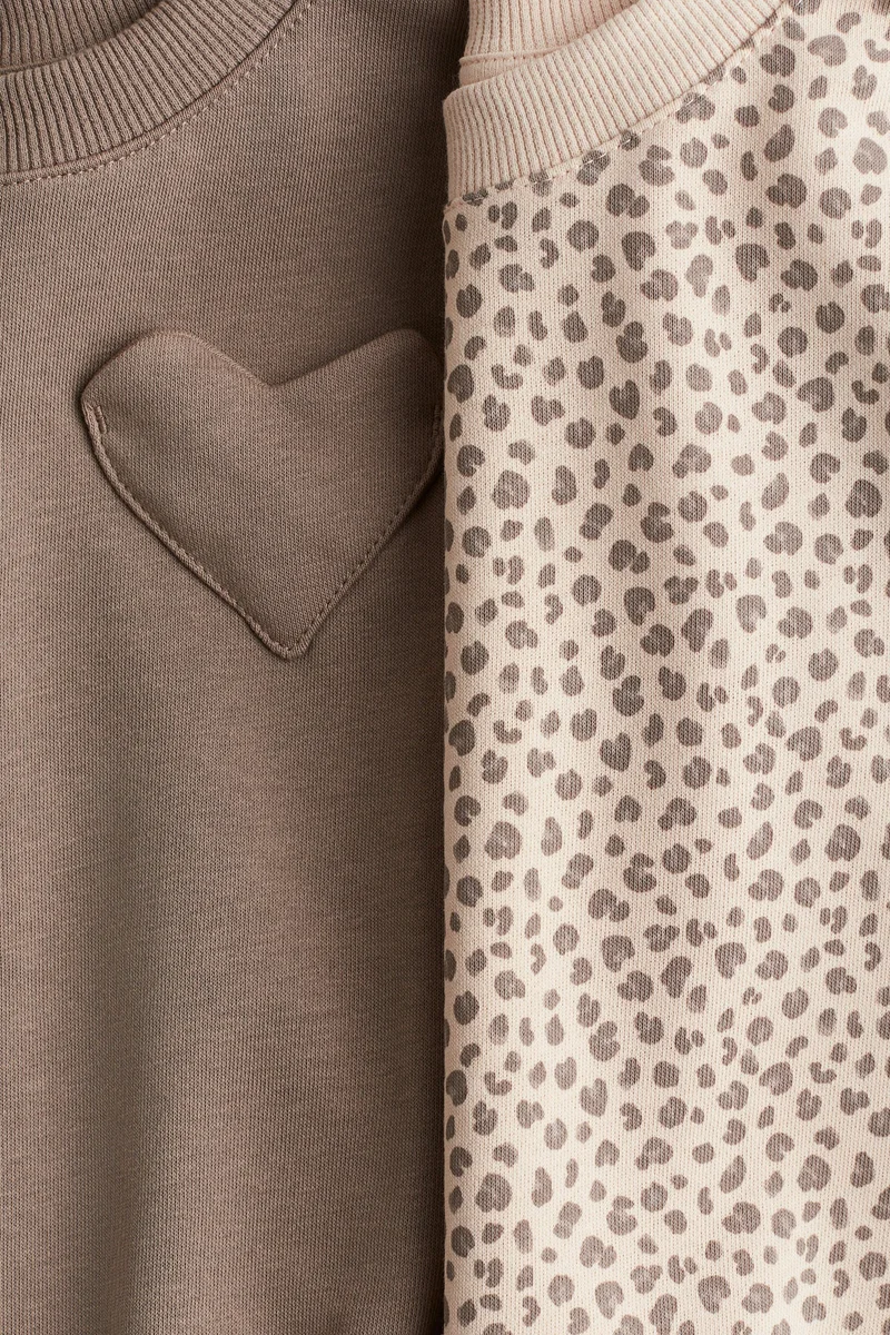 H&M 2-pack puff-sleeved sweatshirts