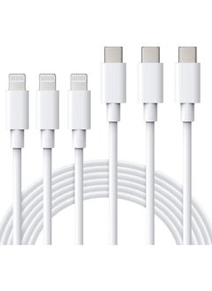USB C to Lightning Cable MFi Certified 3Pack 6FT Fast iPhone 13 Charger Cable - Lightning to Type C Cable Compatible with iPhone 13 12 Pro 11 Max XS XR 8 Plus SE 2020 iPad Pro AirPods Pro