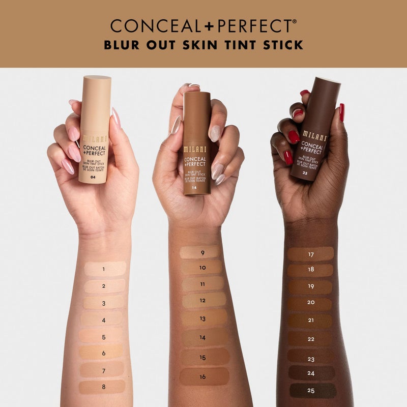 Milani Conceal + Perfect - Skin Tint Stick, Blur Out Tinted Moisturizer Makeup, Shade 010 - Image 4