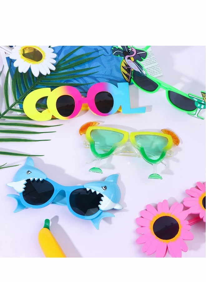 Party Sunglasses, Hawaiian Glasses, 10 Pairs Summer Funny, Funny Beach , Tropical, Supplies, Kids Gifts - Image 5