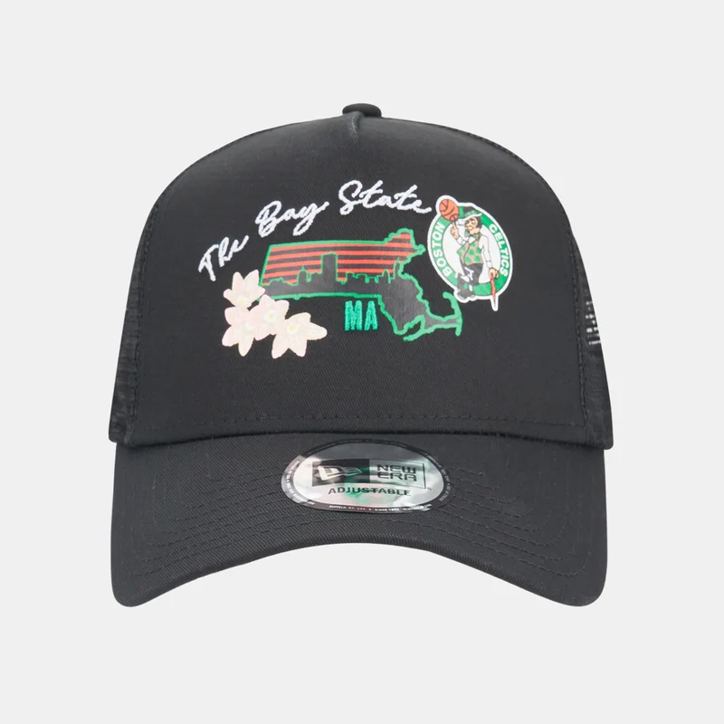 NEW ERA Men's NBA Boston Celtics Logo Trucker Cap