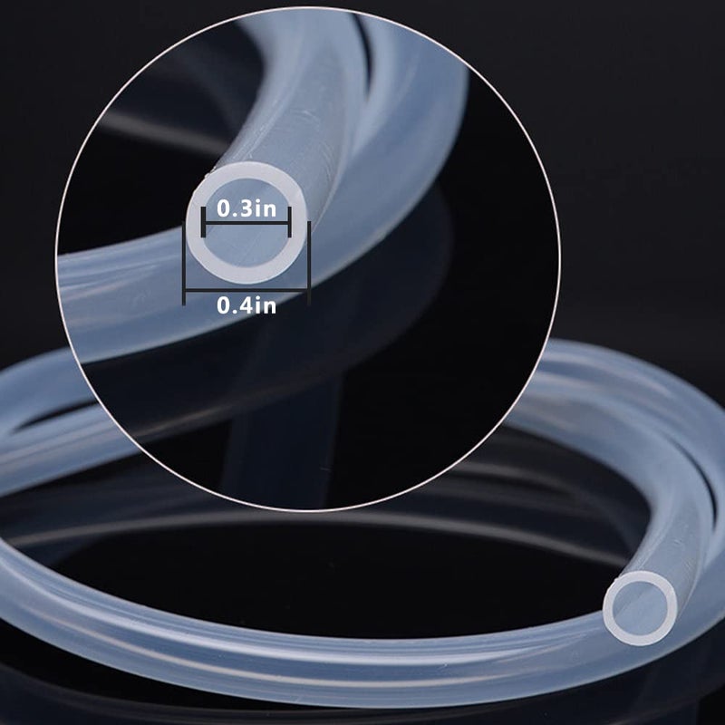 PULACO Plastic Tubing ID/OD 7x10mm (0.3in/0.4in) 16FT for Aquarium, Garden, Pond, Water cooling, Industrial Machine - Image 3