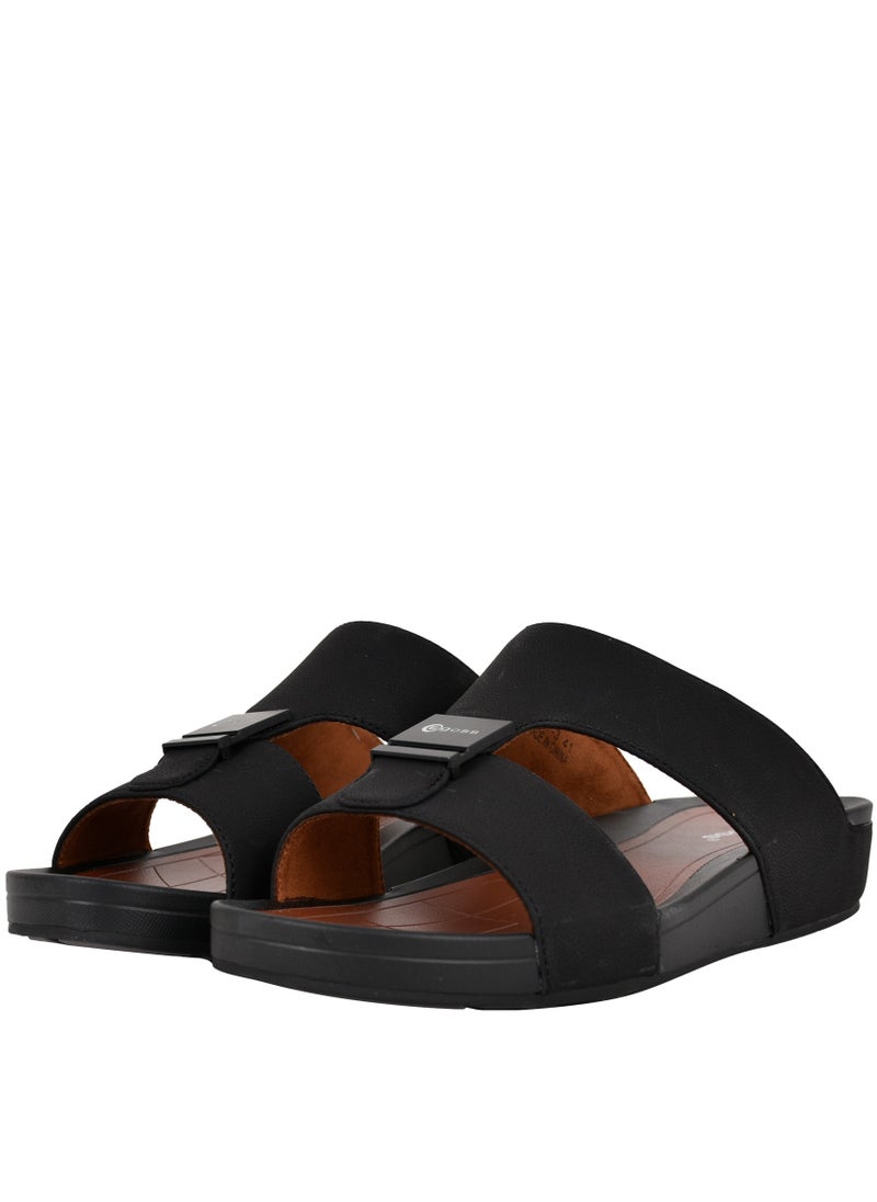 Egoss - Mens Dual Plain Strap Sandals - Image 1