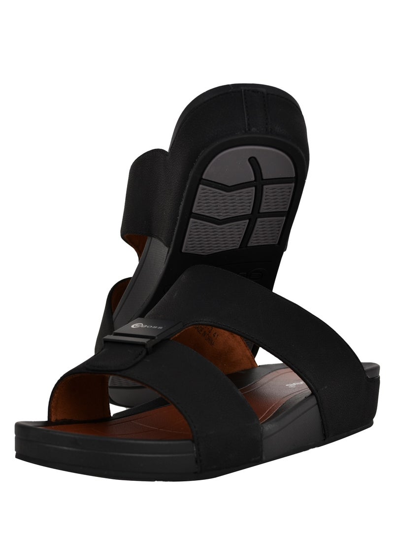 Egoss - Mens Dual Plain Strap Sandals - Image 1