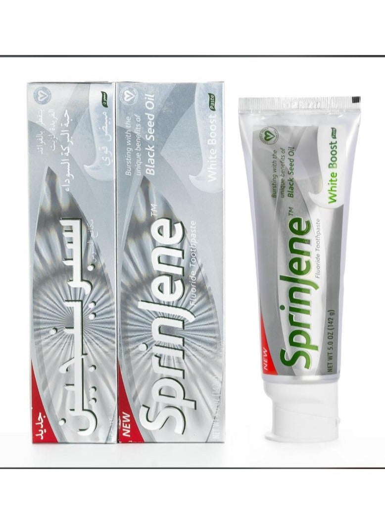 سبرين جين معجون أسنان وايت بوست 142 جرام