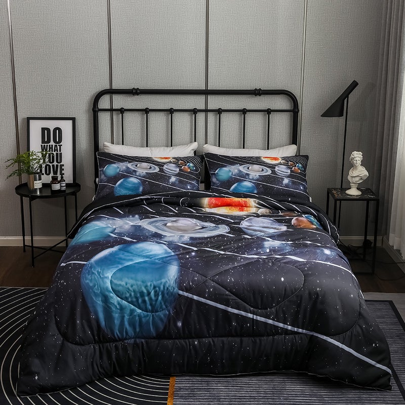Supply Quilt Three-Piece Air Conditioning Quilt Quilt Core Digital Printing Bedding Kit - Image 4