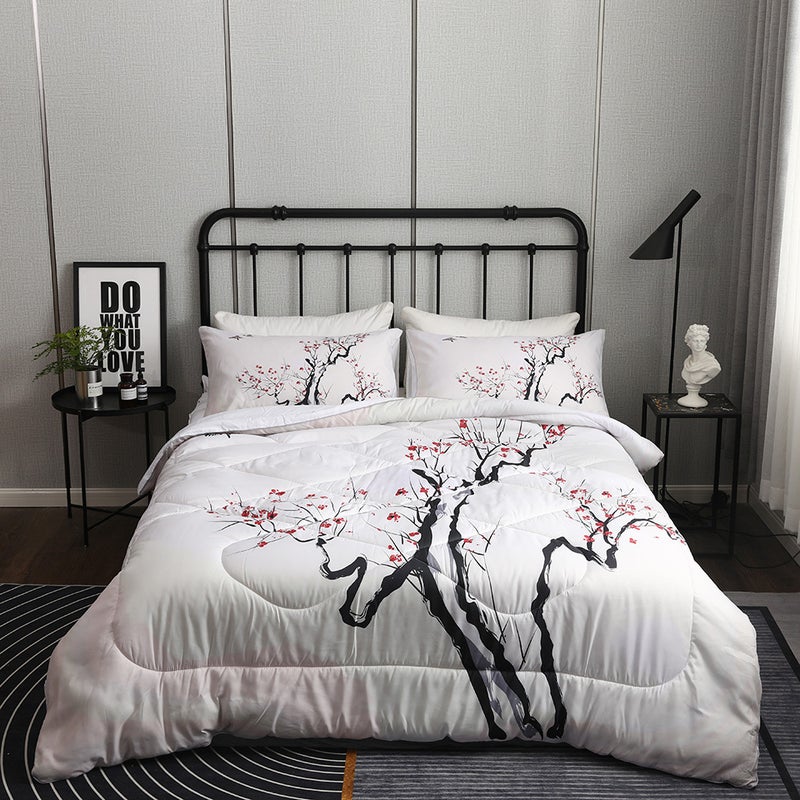 Supply Quilt Three-Piece Air Conditioning Quilt Quilt Core Digital Printing Bedding Kit - Image 1